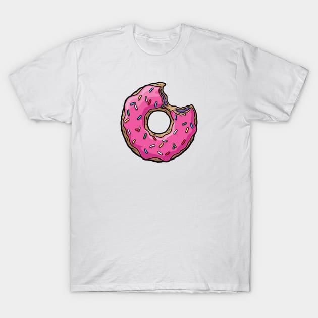 Pink Donut T-Shirt by Mami Ampel